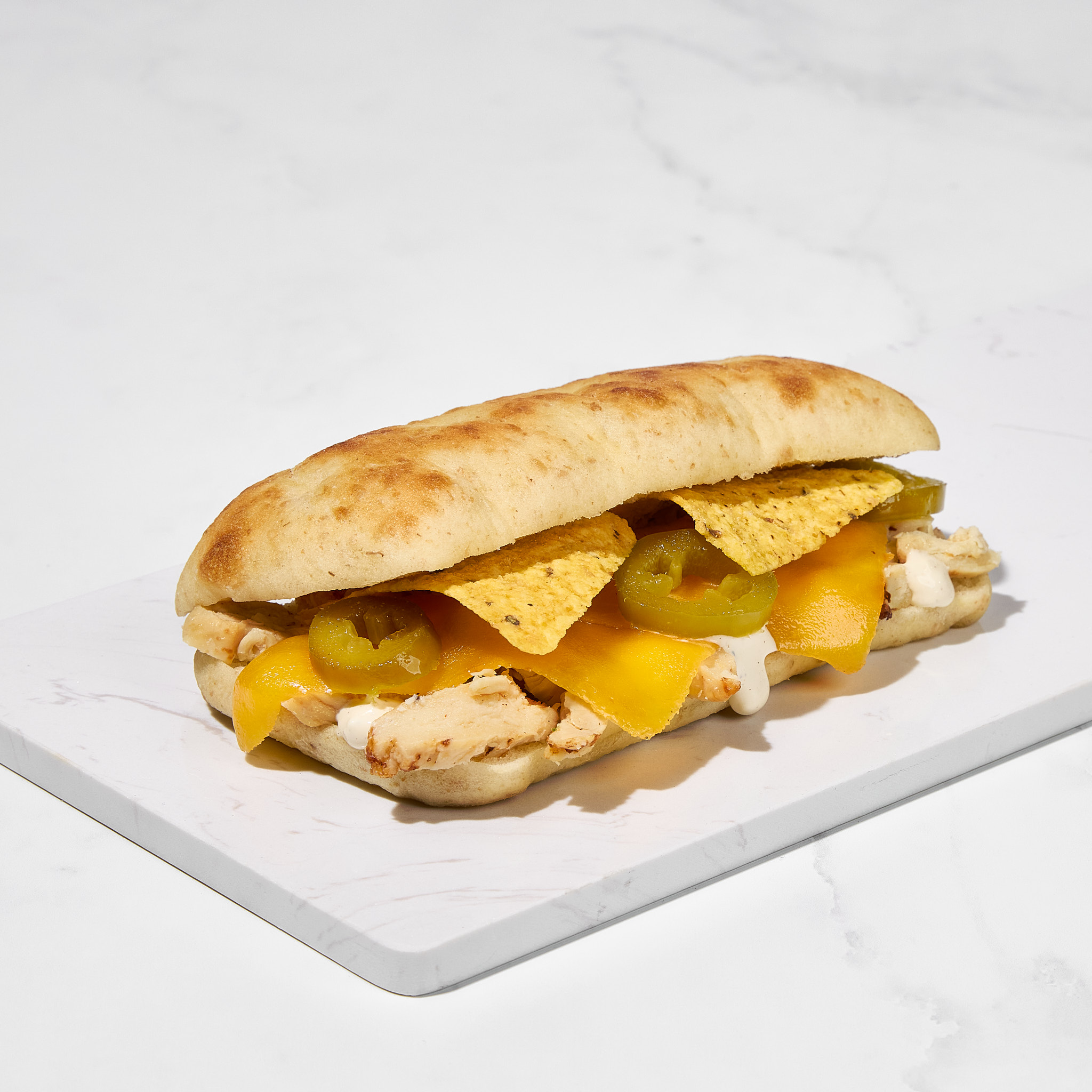 Focaccia Chicken Melt - By Yassine